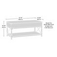 thumbnail image 4 of Sauder® Collection Steel River Table de salon, 4 of 8