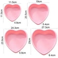 thumbnail image 5 of Grandest Birch 4/7/9/10 Inch Cake Mold Non-stick Flexible Silicone Multifunctional Heart Shape DIY Bread Baking Tray Mould for Kitchen Heat-resistant, 5 of 8