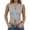 Grey Tank Tops, variant on Women Crop Tank Tops Summer Solid Color Sleeveless Notch V Neck Cozy Female Camisole