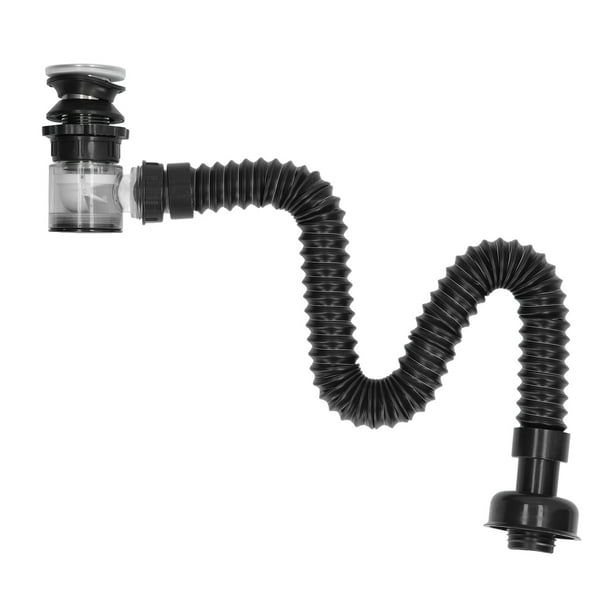 Sink Drain Pipe,Integrated Wash Basin Sink Flexible Sink Drain Pipe