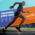 thumbnail image 4 of PULIOU Women Ankle Running Socks, 6-Pairs, Low Cut Cushioned Socks with Arch Support, Moisture Wicking, Size L (9.5-12.5), Grey, 4 of 7