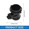 thumbnail image 5 of Unique Bargains MAF Sensor Assembly No.A00009408048 MAF Mass Air Flow Sensor for Mercedes-Benz W202 C140 W140 R129, 5 of 7
