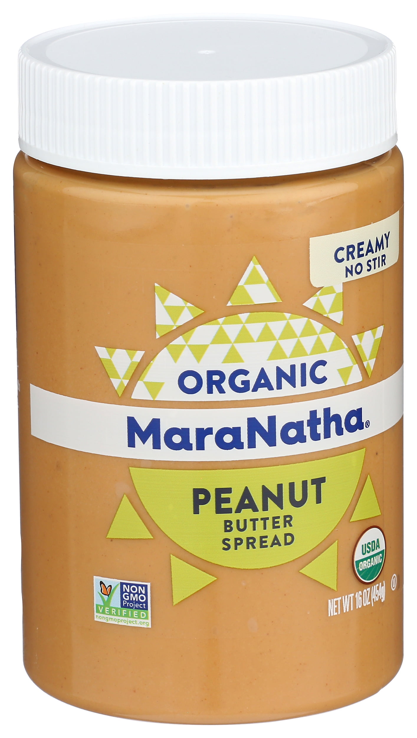 Pack of 6, Maranatha Organic No Stir Creamy Peanut Butter, 16 oz