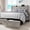 Light Grey, variant on Einhomn Twin Bed Frame with 4 Storage Drawers, Upholstered Platform Bed Frame with Storage Headboard & Charging Station, Black