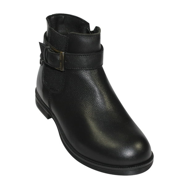 BOTIN CASUAL COQUETA MUJER NEGRO PIEL 92306A LEON 92306Ap