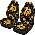 thumbnail image 5 of Uourmeti Car Seat Covers Full Set Fashion Polyester, Compatible with SUV Seats Front Seats, for Cars Trucks, Honeycomb Bee Print, 5 of 10