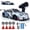 white, variant on TXT-MATRIX RC Drift Car 1:22 Scale 4WD High Speed 2.4GHz LED Lights with 2 Batteries