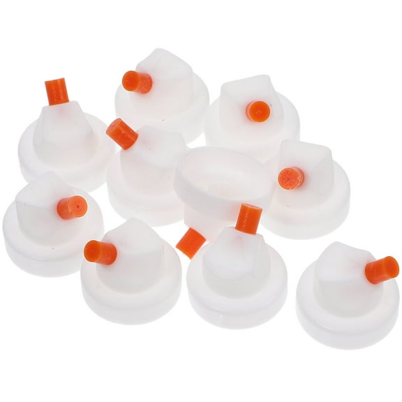 Zehuanyu  10 PCS Spray Bottle Nozzle Replacement Trigger Sprayer Handle Decor White