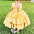 thumbnail image 5 of Vestido NSSMWTTC, vestido de fiesta de tul amarillo para niñas 90, 5 of 5