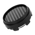thumbnail image 1 of Tapa central de rueda universal Unique Bargains, duradera, 66 mm, 2.60" de diámetro exterior, patrón de fibra de carbono negro, 1 of 5