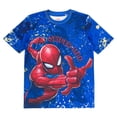 thumbnail image 3 of Marvel Spider-Man T-Shirt and Shorts Outfit Set Toddler to Big Kid, 3 of 5
