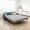 Gray Diamond, variant on 4 inch Gel Memory Foam Bed Mattress, Full/Queen Size, Foldable Replacement Mattress for Pull Out Sofa Bed, RV, Boat, Guest Bed, Removable Washable Cover,CertiPUR-US Certified (Sofa Not Included)