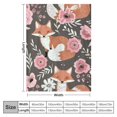 thumbnail image 4 of Orinice Cute Fox Blanket Gifts for Kids Adult Soft Warm Lightweight Cozy Animal Foxes Throw Blankets for Bed Living Room Sofa Couch Decor 50x60in All Seasons 40x50in, 4 of 6