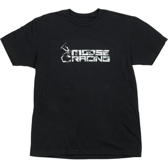 Moose Racing Camo Mens Short Sleeve T-Shirt Black XXL