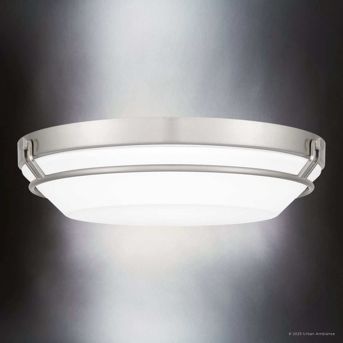 Luxury Minimalist Ceiling Light, Brushed Nickel, UQL4701