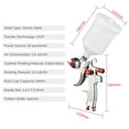 thumbnail image 5 of 600ml HVLP Paint Spraying  Kit  Feed Air Spray  Mini Sprayer Paint  Paint Sprayer With 600ml Cup 1.4/1.7/2.0mm Nozzles For Painting Car Furniture Wall, 5 of 7