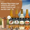 thumbnail image 3 of Syruvia Variety Pack Peanut Butter Cup, Chocolate Chip Cookie Dough, White Chocolate & Salted Caramel Flavoring Coffee Syrup, 3 of 7