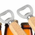 thumbnail image 2 of Yuarrent 1 abridor de botellas con mango de madera, abridor de botellas de acero inoxidable, abridor de botellas de vino, cerveza, Soda, tapa de vidrio, Cocina y Comedor Yuarrent JJ17676-00, 2 of 6