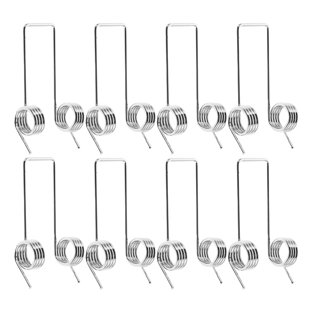 Raindrops 8Ud Resorte Para De Cubo De Basura Acero Inoxidable Plateado Ideal Para Hogar