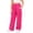 Hot Pink, variant on YgkuHd Girls Solid Multi Pocket Cargo Sweatpants Elastic Waist Relaxed Pants for Daily Active Wear Pink 130