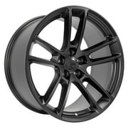 Single(1) OE Wheels DG23 20x10 Satin Black Rim 5x115 18ET