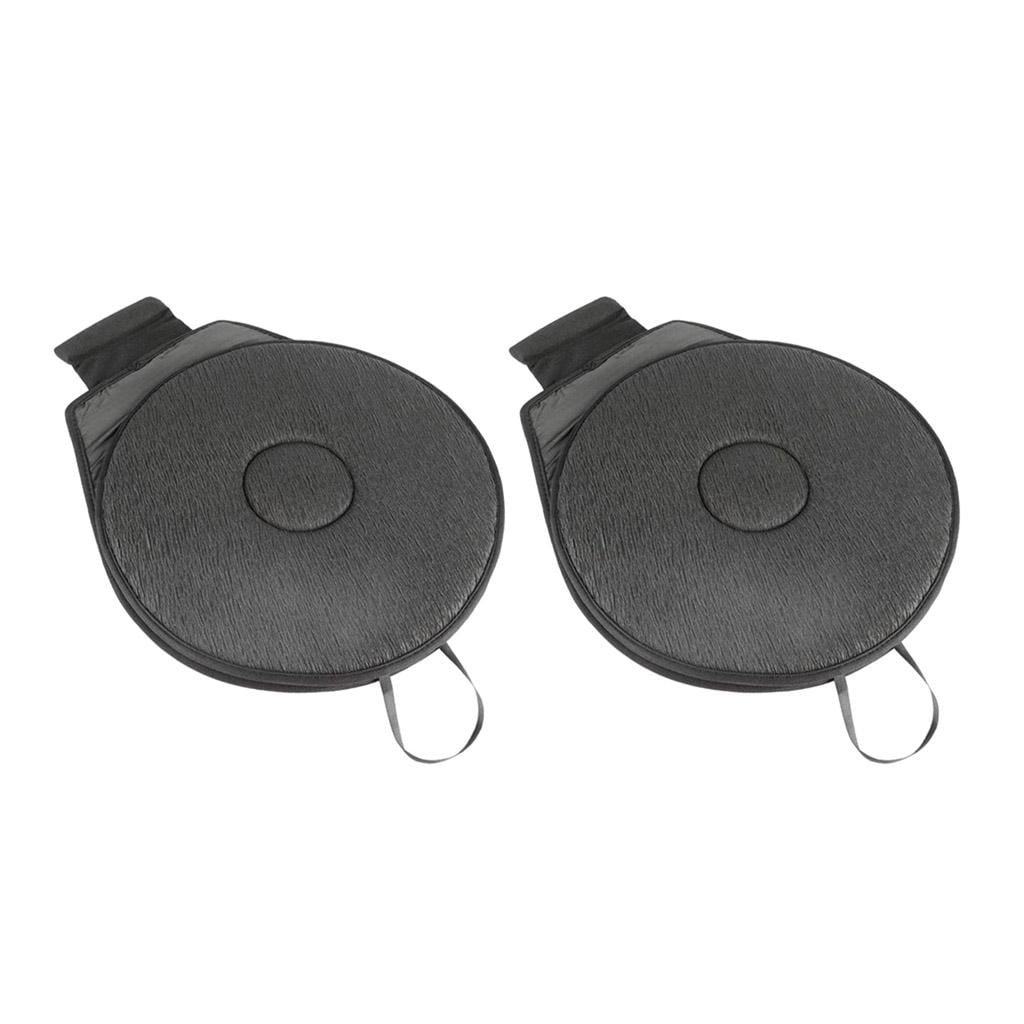 2 Pcs Universal Portable Car Seat Chair Swivel Cushion Mobility Aid for Elderly
