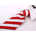 thumbnail image 4 of Scott Allan Mens College Striped Necktie, 4 of 4