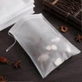 thumbnail image 3 of 100PCS Disposable Tea Bag Filter Bags for Tea Infuser with String Heat Seal, Food Grade Spice Filter Tea Bags, 3 of 5