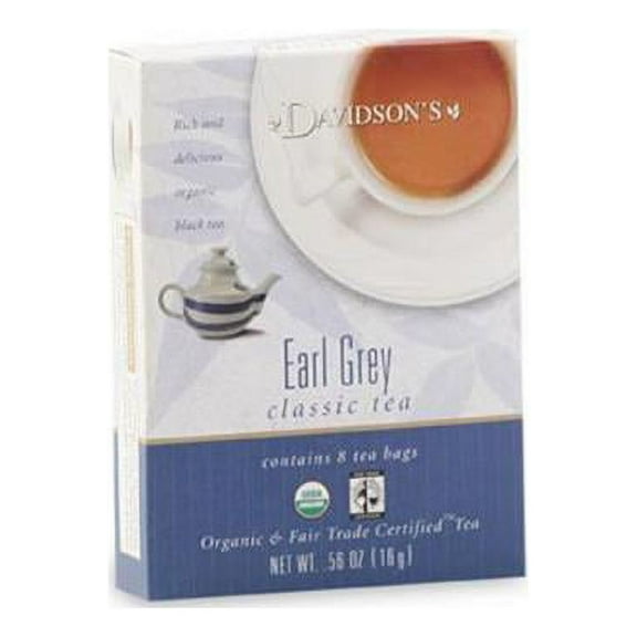 Davidson Organic Tea 2139 Earl Grey Tea- Box of 8