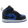 thumbnail image 2 of Toddler's Jordan 1 Mid Black/Royal Blue-Black-White (DQ8425 042) - 4, 2 of 5