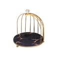 thumbnail image 1 of Soporte de artículos de tocador para cosméticos, organizador de suministros para el cuidado de la piel, estante de almacenamiento para lavabo, Almacenamiento y organización del hogar Capa única negra Yuarrent HA080147-04B, 1 of 6