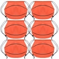 thumbnail image 1 of Muka 6PCS Basketball 210D Polyester Drawstring Backpack Cinch Bag, 14"H x 15 3/4"W, 1 of 5
