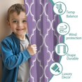 thumbnail image 3 of Blackout Kids Curtains,Boho Bohemia Geometric Line Art Childrens Insulated Curtains Set Of 2,Bedroom Essentials,Toddler Room Decor 42"x54"(106x137cm), 3 of 4