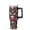 Black-6, variant on 40oz Stainless Steel Tumbler Gift - Winter Themed Reindeer, Double Wall Insulated Cup w/Handle & Straw