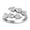 10K White Gold, variant on Fine Jewelry Sterling Silver Pear-shape Lab Grown Diamond SIX stone Band Ring (1 1/2 Cttw, D-F Color, VS1 Clarity) Size 6