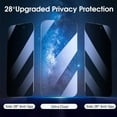 thumbnail image 6 of 4-Pack iPhone Tempered Glass Privacy Screen Protector - High Hardness Glossy Surface, Anti-Scratch, Anti-Impact, Smooth and Clear Surface, Phone Screen Privacy Protection, Fashion Design, 6 of 7