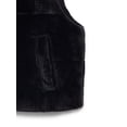 thumbnail image 3 of Athletic Works Girls Velour Corded Puffer Vest, Midweight, Sizes 4-18, 3 of 4