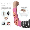 thumbnail image 3 of Fun Pizza Protection Cooling Arm Sleeves For Men Women, Uv Compression Cooling Sleeve For Sports, 3 of 5