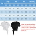 thumbnail image 5 of Women Short Sleeve T-shirts Round Neck Solid Color Casual Front Tie Crop Tops Blouse Sport T-shirt for Summer Office Vacation Sport, 5 of 9
