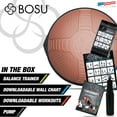 thumbnail image 4 of Bosu NEXGEN Balance Strength Trainer, Home Gym Workout Equipment, 26", Rose Gold/Gray, 4 of 9