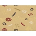 thumbnail image 1 of Ahgly Company Machine Washable Indoor Rectangle Transitional Caramel Brown Area Rugs, 8' x 12', 1 of 7