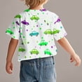 thumbnail image 4 of COM1950s Robe à Manches Courtes, Chemise Tendance pour Enfant T-Shirt Imprimé Col Rond Confortable Ample T-Shirt Blouse à Manches Courtes Hauts Décontractés, 4 of 9