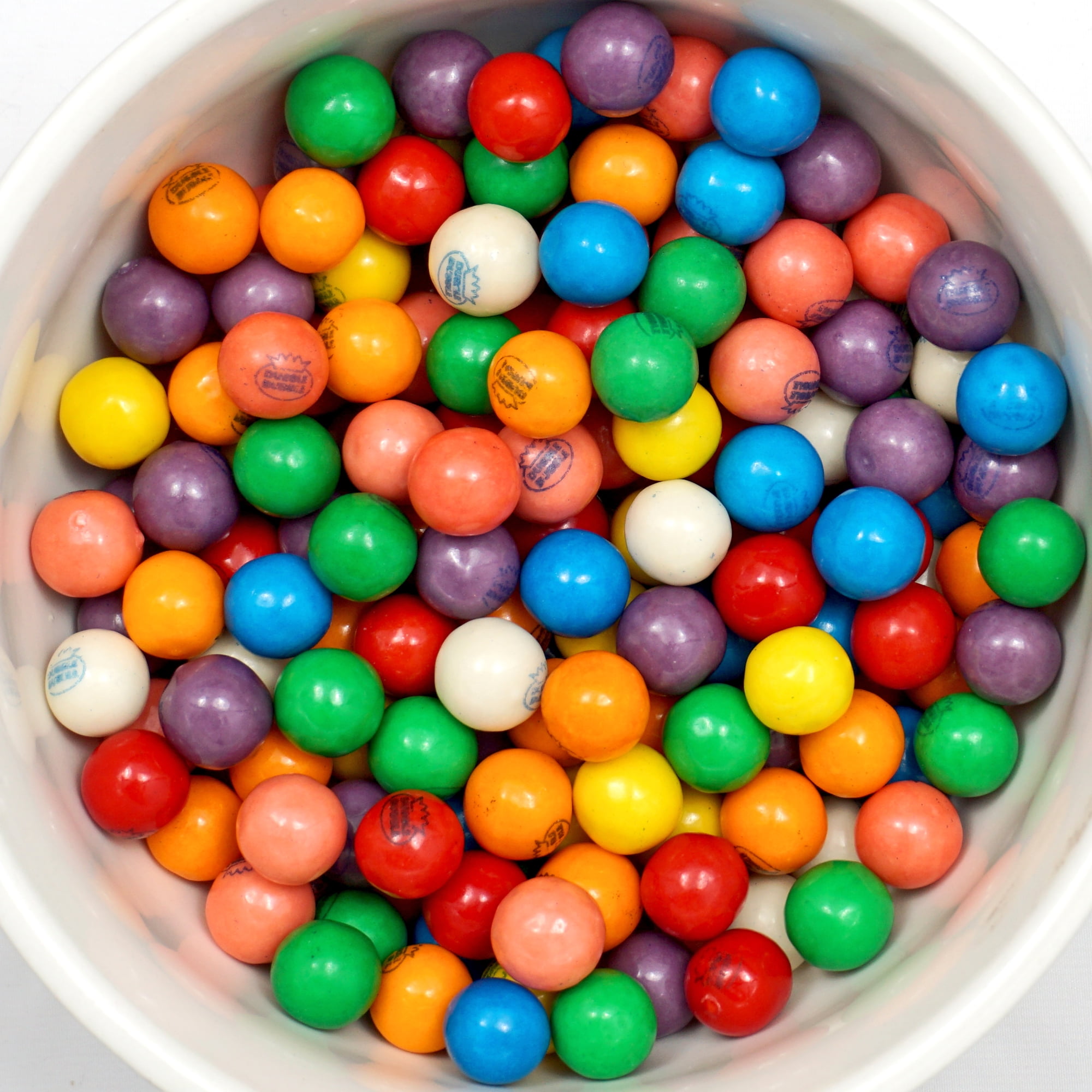 Gumballs for Gumball Machine, 0.5 Inch Mini Gumballs, Approx. 1,120 Pieces, 4lb Bulk Bag, Dubble Bubble Assorted Fruit Flavored Bubble Gum, Gumball Machine Refills
