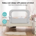 thumbnail image 5 of Baby Bed Rail Guard for Toddlers - 47" Toddler Bed Side Rails for Twin, Full, Queen Bunk Size Bed Swing Down Bedrail Extral Tall Child Safety Side Railing Guards for Kids, 5 of 10
