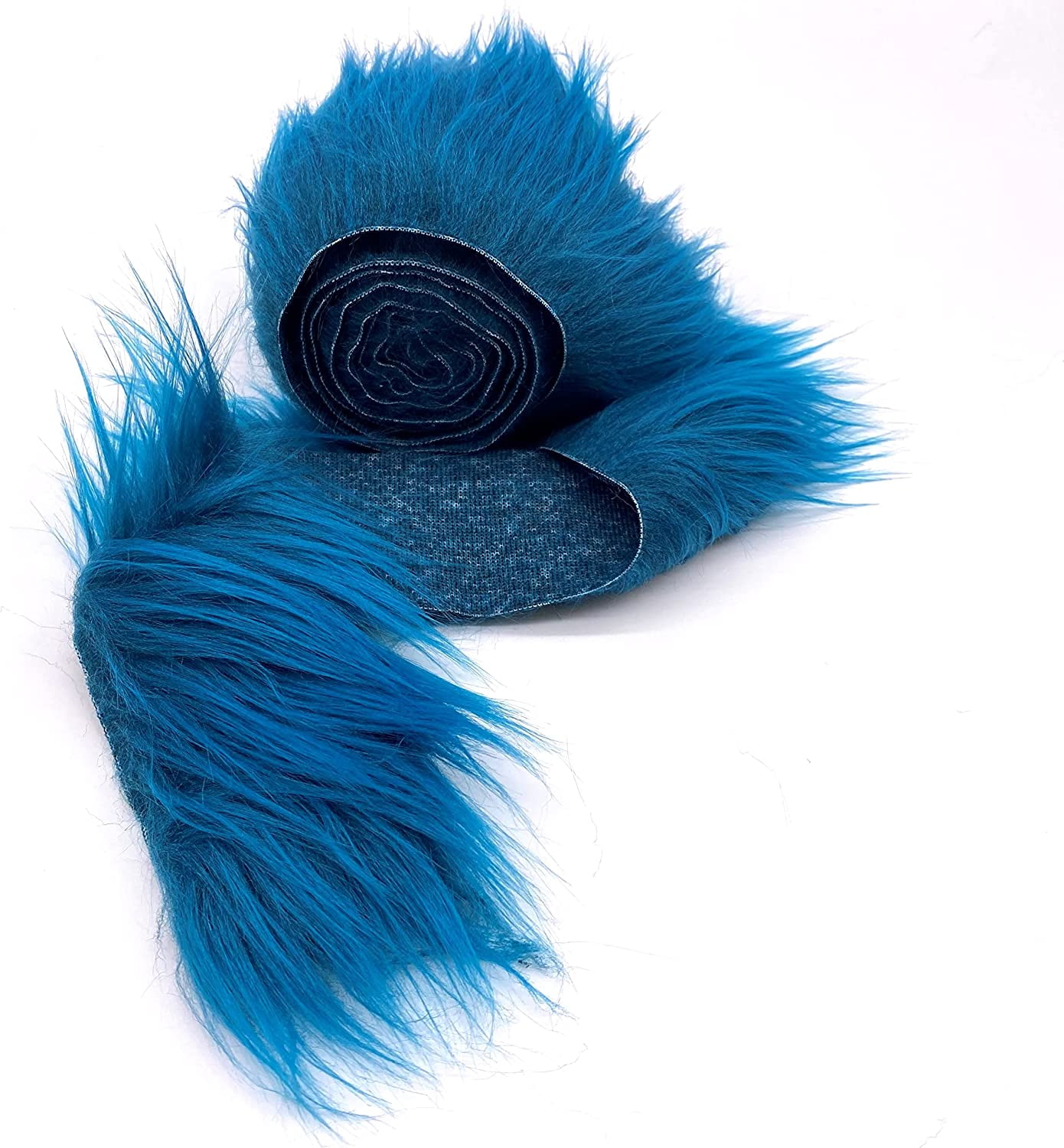 Blue Craft Faux Fur Fabric Pre Cut - 50 x 50 cm Fur Ribbon Faux Mohair  Fabric - Super Soft Craft Fur Trim Fuzzy Fabric - Faux Fur for Crafts,  Costumes