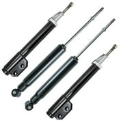 Detroit Axle - 4 Shocks for 1994-2004 Ford Mustang Base Complete Front & Rear Shock Absorbers 1995 1996 1997 1998 1999 2000 2001 2002 2003 Replacement Ready Shocks Assembly