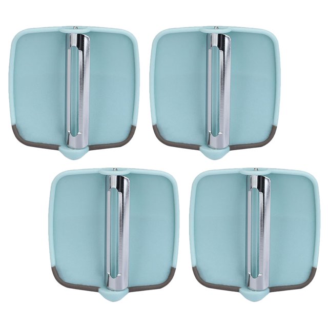 unbranded 4Ud Pelador De Papas Y Verduras Con Ergonómico Acero Inoxidable Azul
