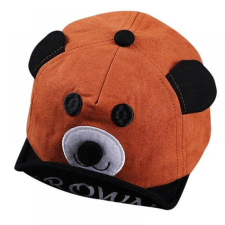 

Alvage Baby Cute Cartoon Reversible Baseball Cap Infant Sun Hat