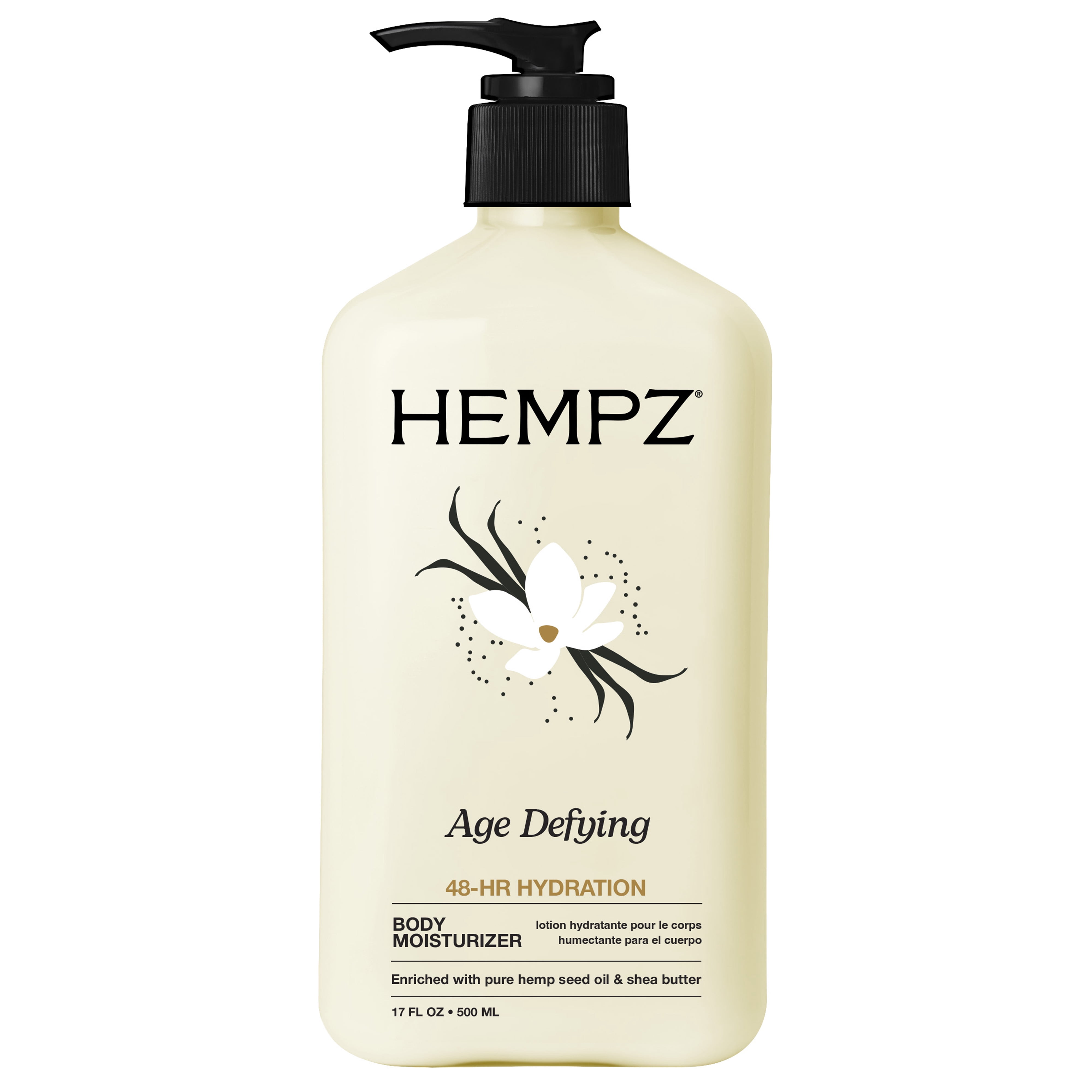 Hempz Age Defying Herbal Moisturizer Lotion for Dry Skin 17 fl oz