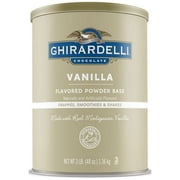 Ghirardelli Vanilla Flavored Powder Base, 3 Pound (Single case)